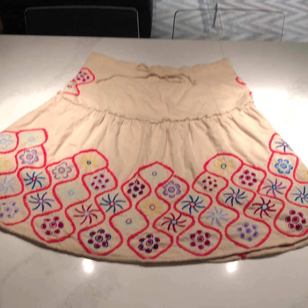 Euc free people cotton tan skirt - Picture 2 of 6